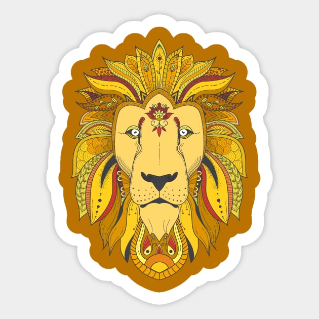 The Lion King Sticker by King Tiger